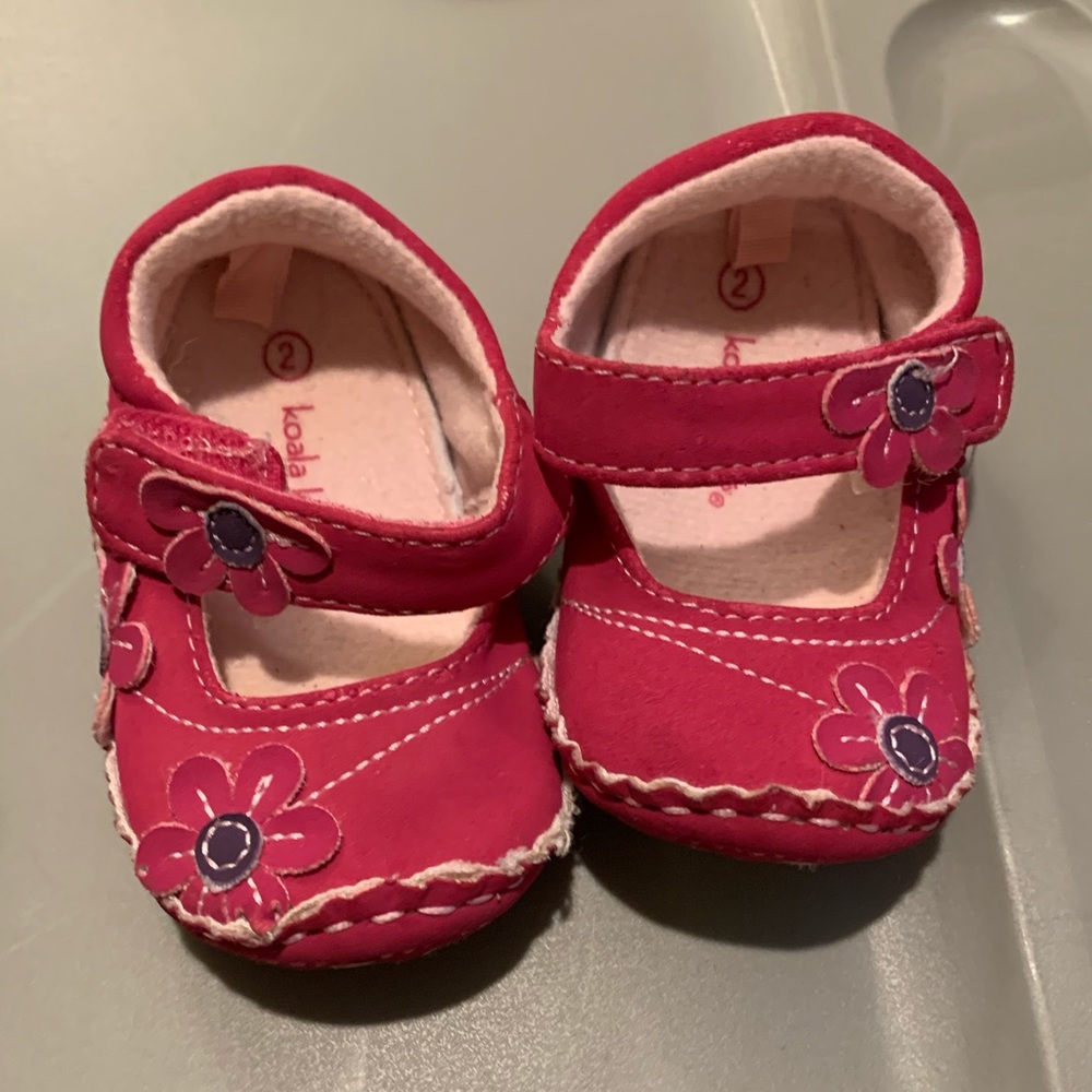 Baby girls shoes, pink, size 2